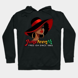 Juneteenth - FREE-ISH SINCE 1865-Celebrating  Freedom Day 1865 Hoodie
